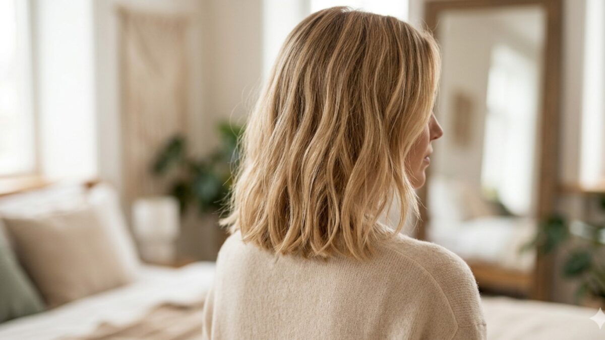 Frisuren für dünnes Haar mittellang Der Stufenschnitt zur optischen Fülle 